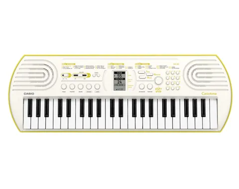 Casio SA-80 Mini-tastiera con 44 mini tasti, bianca