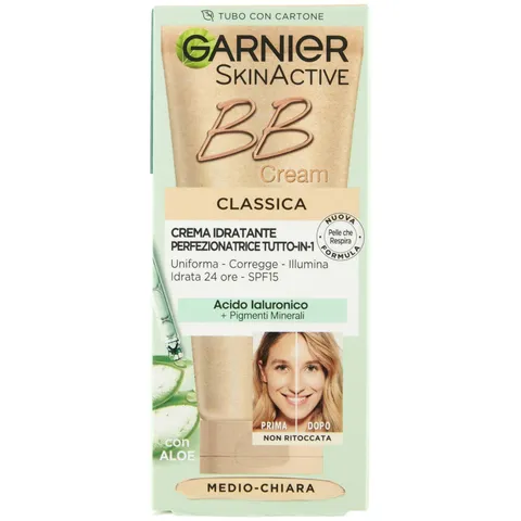 Garnier BB Cream Classica SkinActive, Per Pelle Uniforme e Idratata, Look Naturale