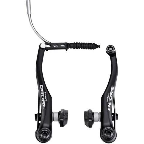 Shimano Br-t610 Freno a cerchione, Unisex Adulto, Nero, 107 mm