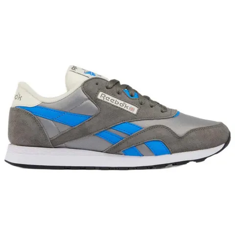 Reebok Unisex Classic Nylon Sneaker, Style Grey/Grey 3/Virtual Blue, 44,5 EU
