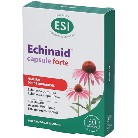 ESI - Echinaid Forte, Integratore Alimentare con Echinacea, Vitamina C e Acerola