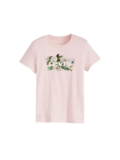 Levi's The Perfect Tee, T-Shirt Donna, Carnation BW Fill LC, XXS