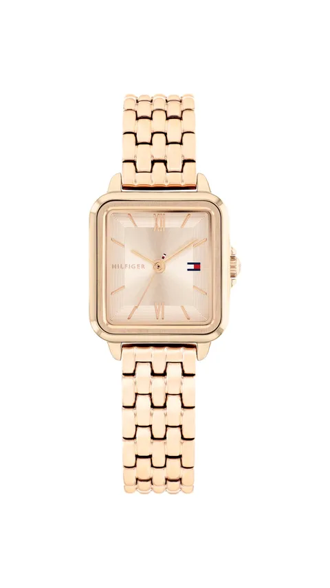 Tommy Hilfiger Orologio con Movimento al Quarzo a Tre Lancetteda Donna con Cinturino in