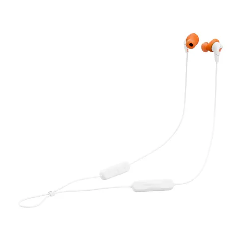 JBL Endurance Run 3 Wireless Cuffie Sportive, Bianco