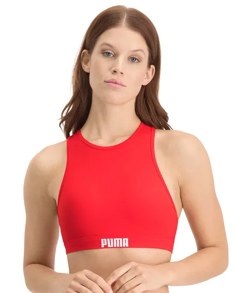PUMA High NCK T, Costumi da bagno Donna, Rosso, S