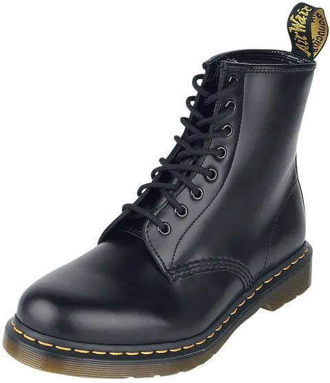 Dr. Martens 1460Z Dmc Sm-Cr 11822006, Stivaletti In Pelle Liscia Da Uomo, Nero, Taglia 37