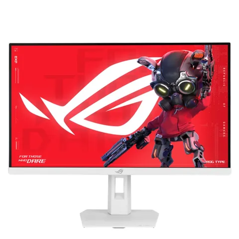 ASUS ROG Strix XG27ACMES-W, Monitor Gaming da 27" Fast IPS (2560x1440), 255Hz OC, 0.3ms (min.), ELMB Sync e Compatibile con G-Sync, USB Type-C, DisplayWidget Center,HDR, Gaming AI, Bianco