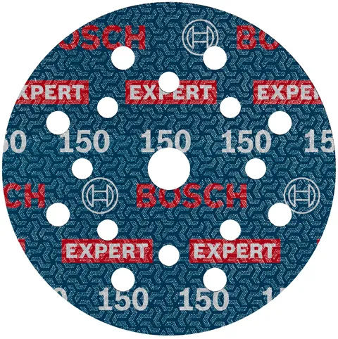 Bosch 6x Disco per levigatura Expert O780, 125 mm (per Legno duro, Vernice su legno, Ø