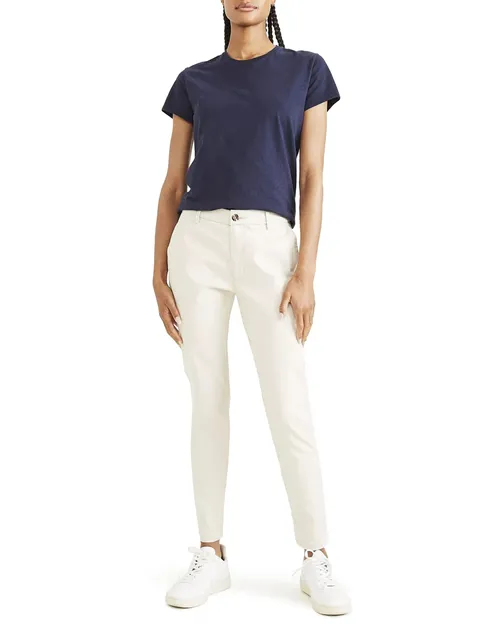 Dockers Weekend Chino Skinny Fit, Extratall, Pantaloni Casual Donna, Sahara Khaki, 29W