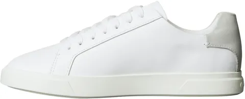 Calvin Klein Donna Low PRO Cup Laceup Lth Moire Hw0hw02845 Calze, Bianco Brillante Bianco Cristallo Grigio, 38 EU, Bianco Brillante Bianco Cristallo Grigio, 38 EU