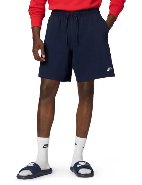 Nike Shorts in Maglia Club - Uomo, Obsidian/White, FQ4359-451, XS