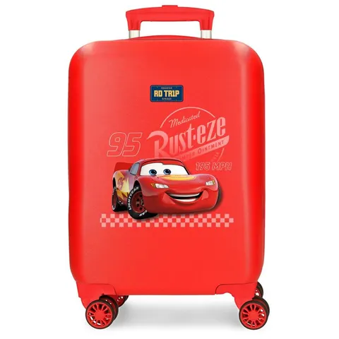 Joumma Bags, Disney Cars RD Trip, Valigia Cabina, Valigia per bambini, Realizzata in ABS