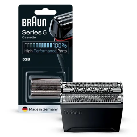 Braun 52B Testina di Ricambio Originale per Rasoio Elettrico Barba - Compatibile Con I