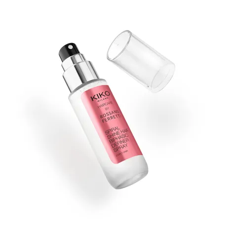 KIKO Milano Spiral Shine Hair Biphasic Definer Spray, Spray Bifasico Per Ricci Definiti