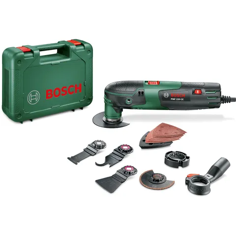 Bosch Home and Garden Utensile Multifunzione PMF 220 CE Set, Verde