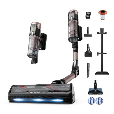Rowenta X-Force FLEX 16.60, Modello Aqua, Aspirapolvere Senza Filo, Aspirazione Elevata