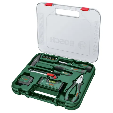Bosch Home and Garden Set Universal di utensili manuali da 17 pezzi (versatile set di
