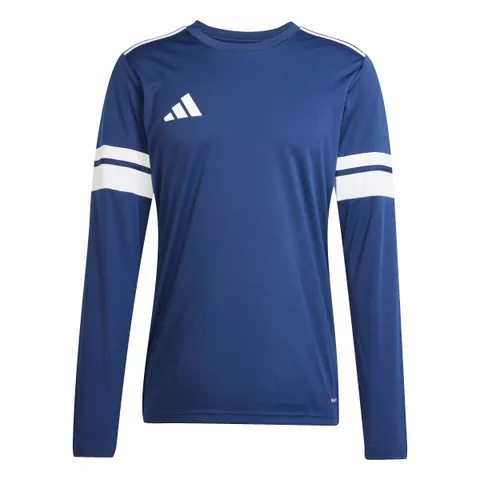 adidas Uomo Squadra25 Jersey Long Sleeve Shirt, Team Navy Blue 2 / White, XXL