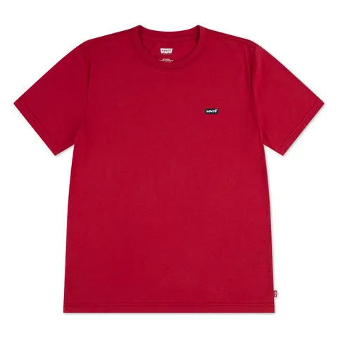 Levi's T-Shirt Con Logo Batwing Sul Petto Rosso Bambino