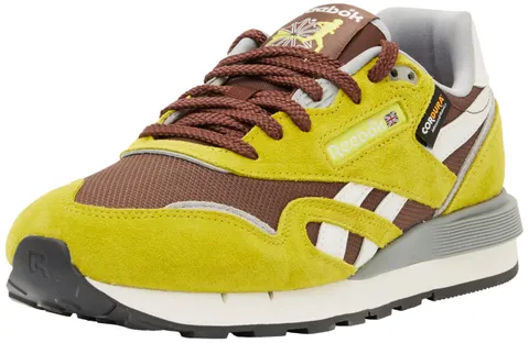 Reebok Sneaker Unisex Classic Nylon 89, Twisted Chartreuse Campus Brown Barel Gr, 44.5 EU