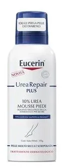 Eucerin Urea Repair 10% Mousse Piedi 150 ml, Schiuma piedi per idratazione e sollievo per