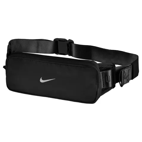 Nike Tempo Borsa in Vita Black/Black/Silver One Size
