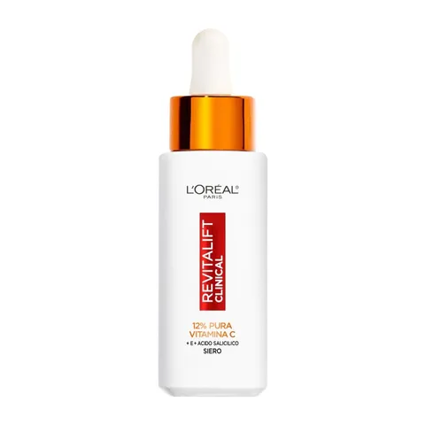 L'Oréal Paris Siero Viso 12% Pura Vitamina C, Per Pelle Più Luminosa e Pori Meno