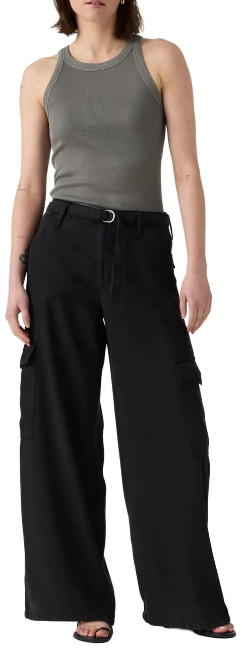 Levi's Baggy Dad Cargo Drapey Caviar GD, Drapey Caviar GD, 27W x 32L