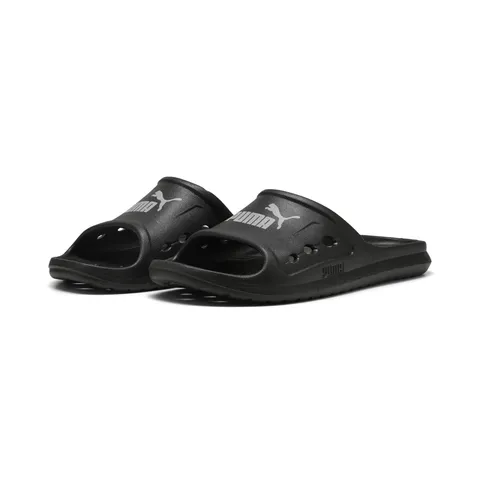 PUMA Sandali Divecat Dry Slide Unisex, Nero Grigio Echo, 39 EU
