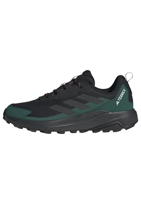 adidas Uomo Terrex Anylander Hiking Shoes, Core Black/Carbon/Collegiate Green, 48 EU