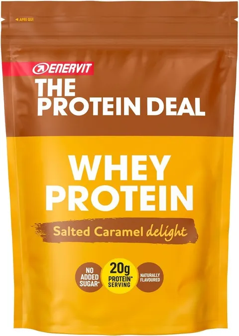Enervit The Protein Deal Whey Protein Salted Caramel Delight, 20g Proteine per Dose
