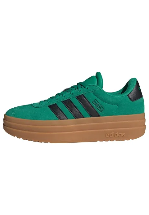 adidas Donna VL Court Bold Shoes, Court Green/Core black/GUM10, 39 1/3 EU