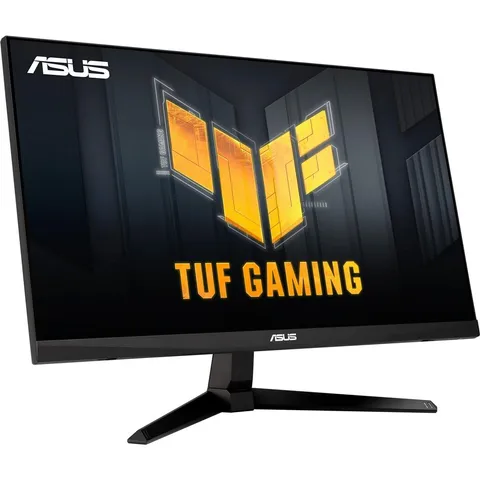ASUS TUF Gaming VG246H1A Monitor Gaming 24” pollici, Full HD (1920 x 1080), IPS, 100Hz, 0,5 ms MPRT, Extreme Low Motion Blur, FreeSync, Displaywidget lite, Nero