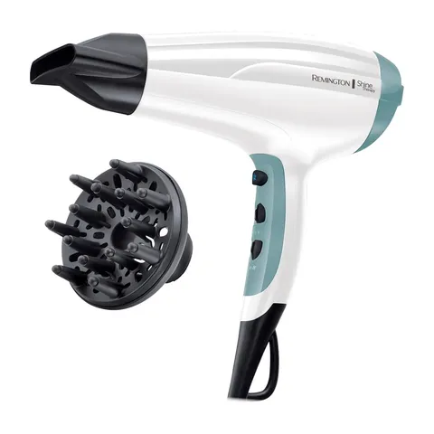 Remington Asciugacapelli 2300W - Leggero e Silenzioso - Generatore di Ioni per lucentezza