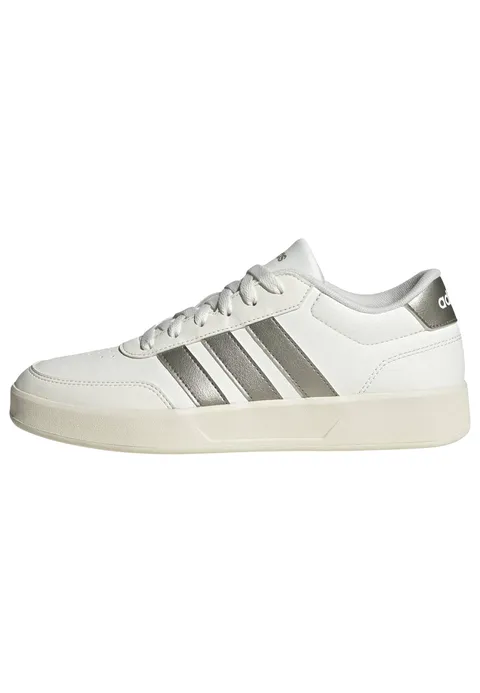 adidas Donna Breaknet 3.0 Shoes, Core White/Cyber Met./off White, 41 1/3 EU