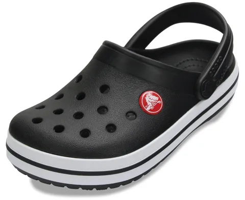 Crocs Crocband Clog T, Zoccoli Unisex - Bambini e Ragazzi, Nero, 24/25 EU