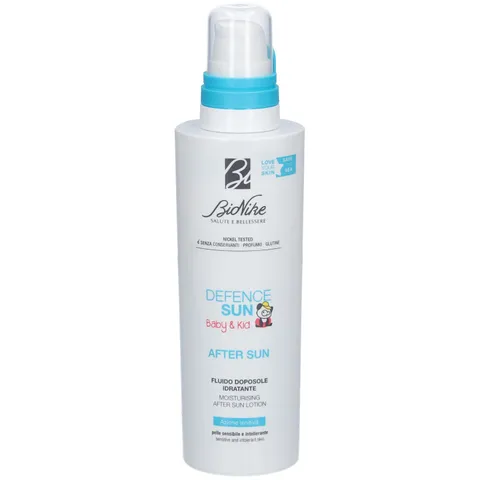 Bionike Defence Sun - Fluido Doposole Corpo Baby & Kid, per Pelli Sensibili e