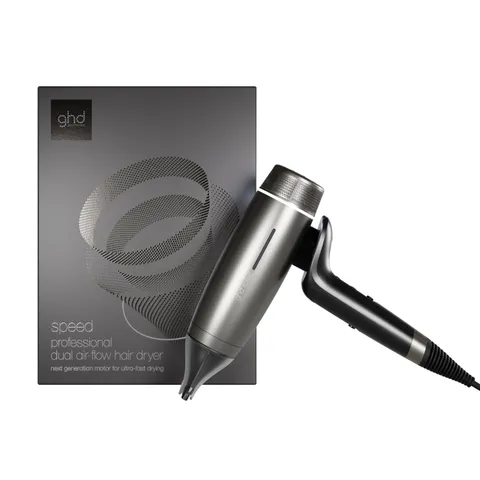 Ghd Speed Nero Metallizzato Asciugacapelli Ionico - Asciugature rapide, veloci e potenti