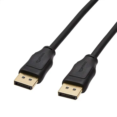 Amazon Basics Cavo DisplayPort/DisplayPort, 3 m, Nero