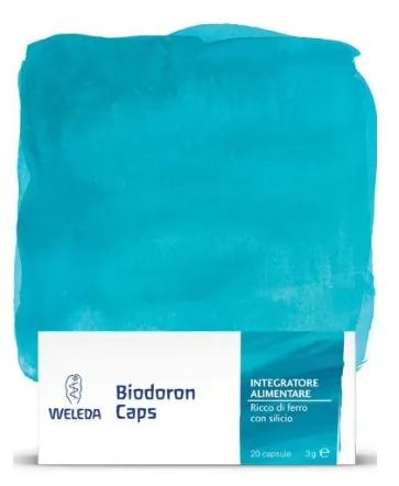 Weleda Biodoron Caps, Integratore alimentare a base di ferro solfato e silicio naturale