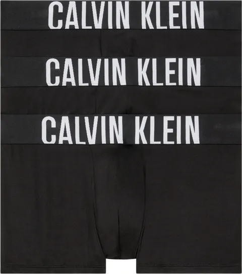 Calvin Klein Uomo Pantaloncini Boxer Confezione da 3 Intimo, Nero (Black/Black/Black), S