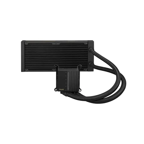 ASUS ProArt LC 240, Raffeddatore a Liquido All-In-One con Motore Trifase per Funzionamento più Silenzioso, Due Ventole Alphacool Apex Stealth Metal Power a Basso Rumore, Indicatore Luminoso, Nero