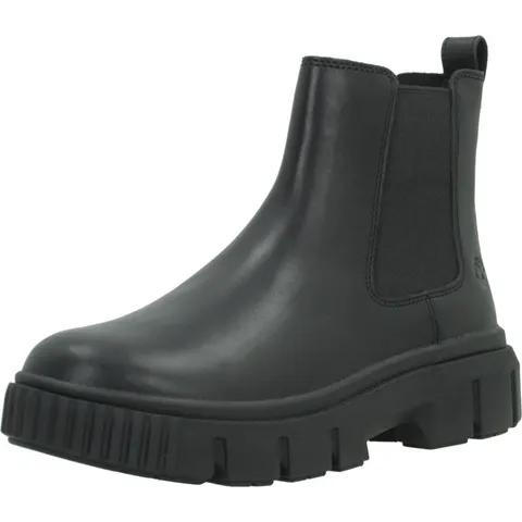 Timberland Stivali da donna Greyfield Chelsea, Black Full Grain., 36 EU