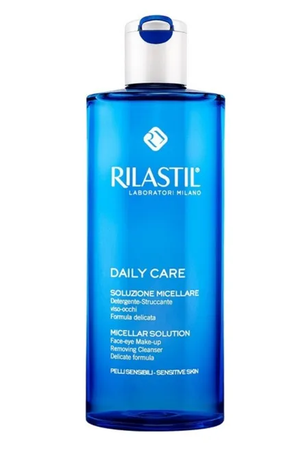 Rilastil Daily Care Soluzione Micellare Lenitiva, Detergente Struccante Viso Occhi senza