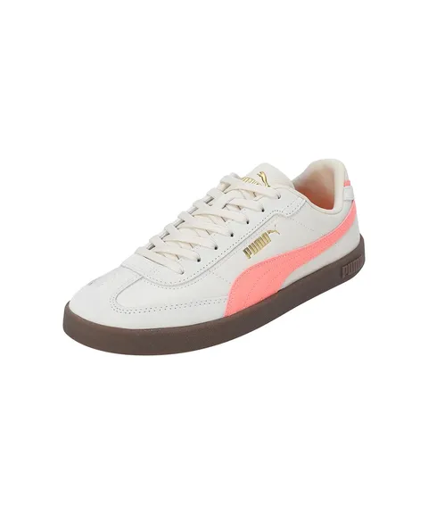 Puma Unisex Adults Club II Era Sneaker, Alpine Snow-Fluro Peach PES-Gum, 37.5 EU