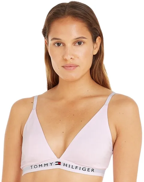 Tommy Hilfiger Reggiseno a Triangolo Donna Elasticizzato, Rosa (Light Pink), XL