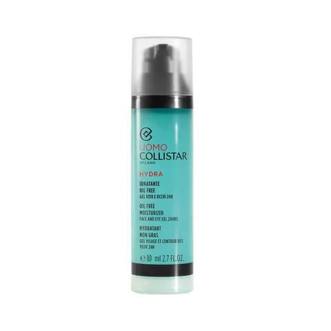 Collistar Hydra Uomo Idratante Oil Free Gel Viso e Occhi Ultra Fresco, Idratazione