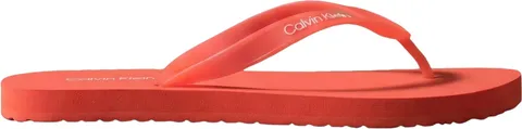 Calvin Klein Uomo Infradito Beach Slide Flip Flops, Arancione (Orange Com), 46