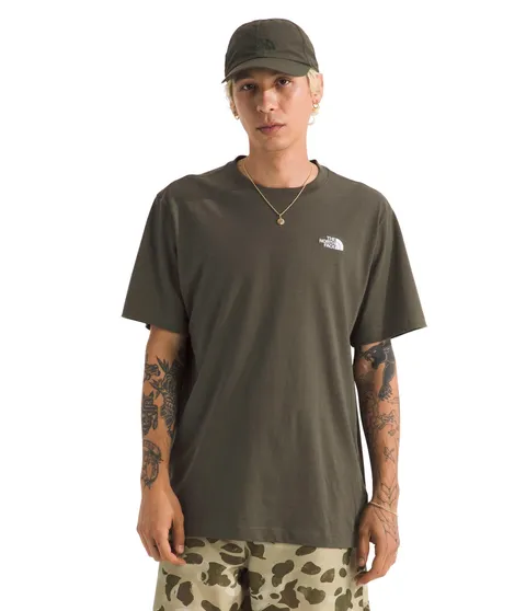 The North Face Evolution Simple Dome Regular Short SL T-Shirt da Uomo New Taupe Green XL