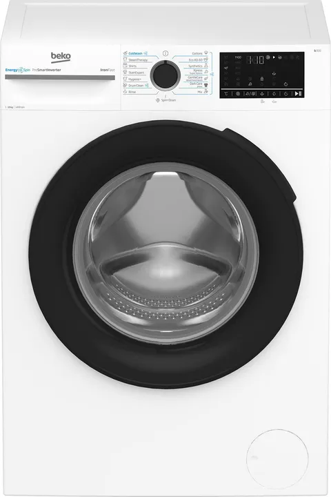 Beko - AMBMWU4841B - Lavatrice 8kg, Classe A, 1400giri, Display Touch, oblò nero